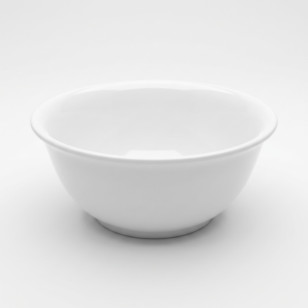 Bol blanc lisse