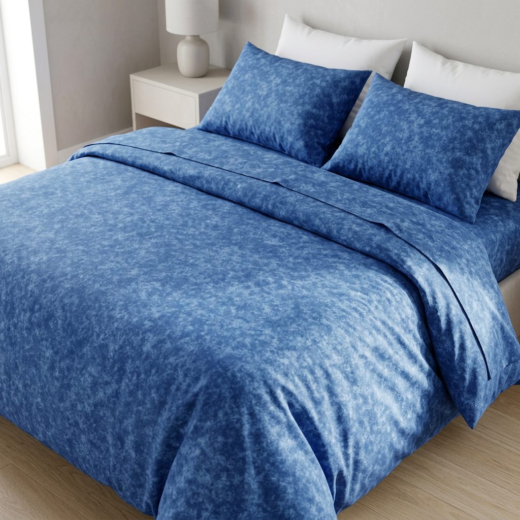 Parure KlaZora bleue à effet marbré — modèle à confirmer
